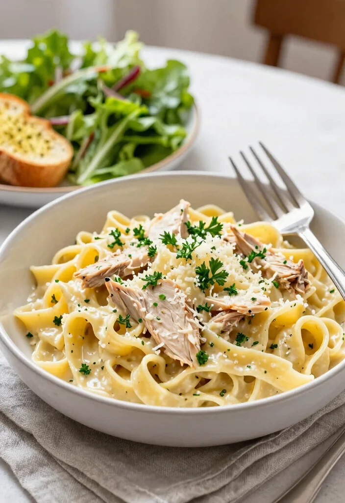 16 Ground Turkey Pasta Recipes: Easy Weeknight Favorites - 3. Creamy Turkey Alfredo Pasta 1