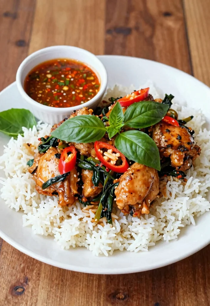 17 Asian Chicken Thigh Recipes: Juicy Bold Weeknight Meals - 2. Thai Basil Chicken Thighs 1