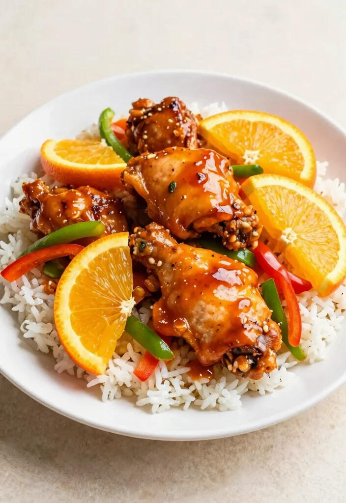 17 Asian Chicken Thigh Recipes: Juicy Bold Weeknight Meals - 4. Spicy Orange Chicken Thighs 1