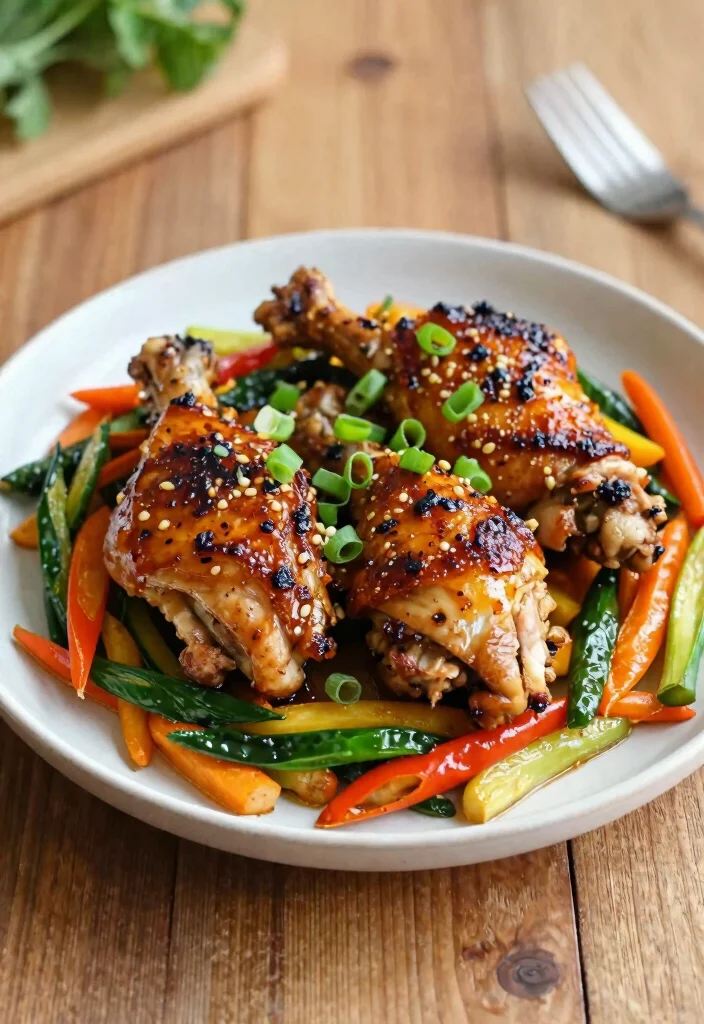 17 Asian Chicken Thigh Recipes: Juicy Bold Weeknight Meals - 6. Ginger Garlic Chicken Thighs 1