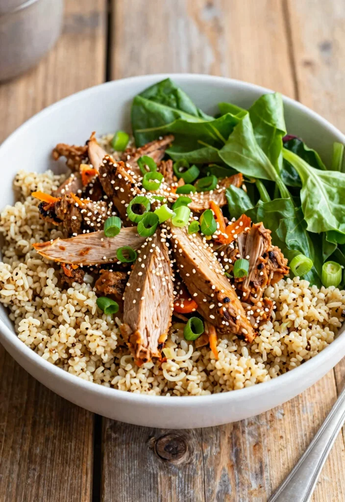 17 Asian Ground Turkey Recipes: Light, Healthy, and Flavorful - 10. Sesame Turkey Quinoa Bowl 1