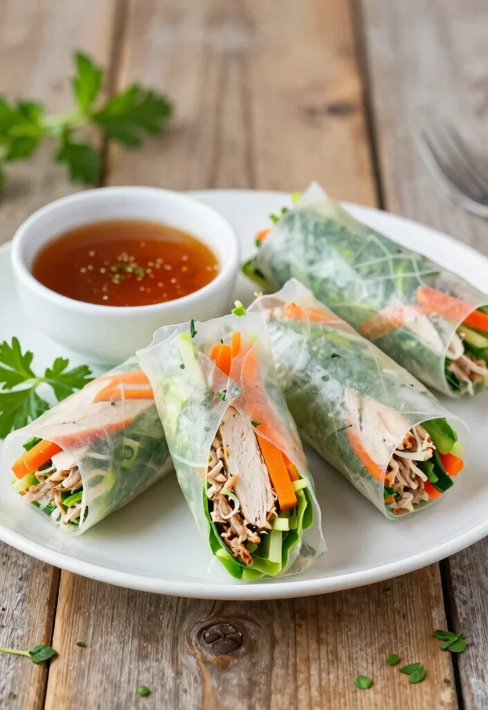 17 Asian Ground Turkey Recipes: Light, Healthy, and Flavorful - 11. Turkey and Vegetable Spring Rolls 1