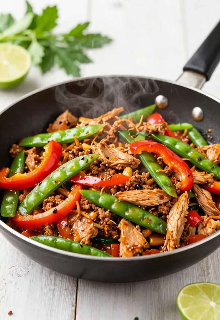 17 Asian Ground Turkey Recipes: Light, Healthy, and Flavorful - 3. Spicy Thai Ground Turkey Stir-Fry 1