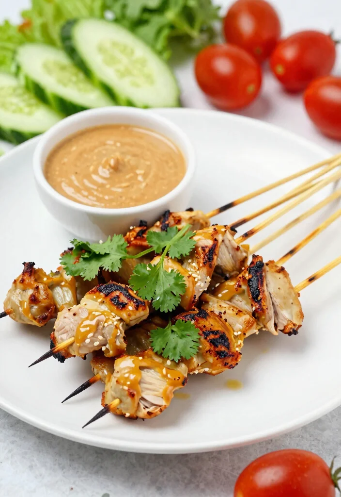 17 Asian Ground Turkey Recipes: Light, Healthy, and Flavorful - 9. Turkey Satay Skewers 1