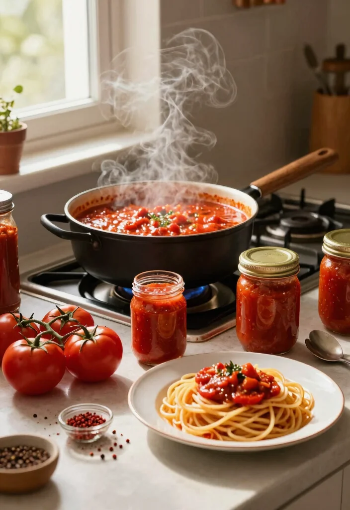 17 Canning Spaghetti Sauce Recipes Pantry Ready Favorites - 10. Italian Sausage Tomato Sauce 1