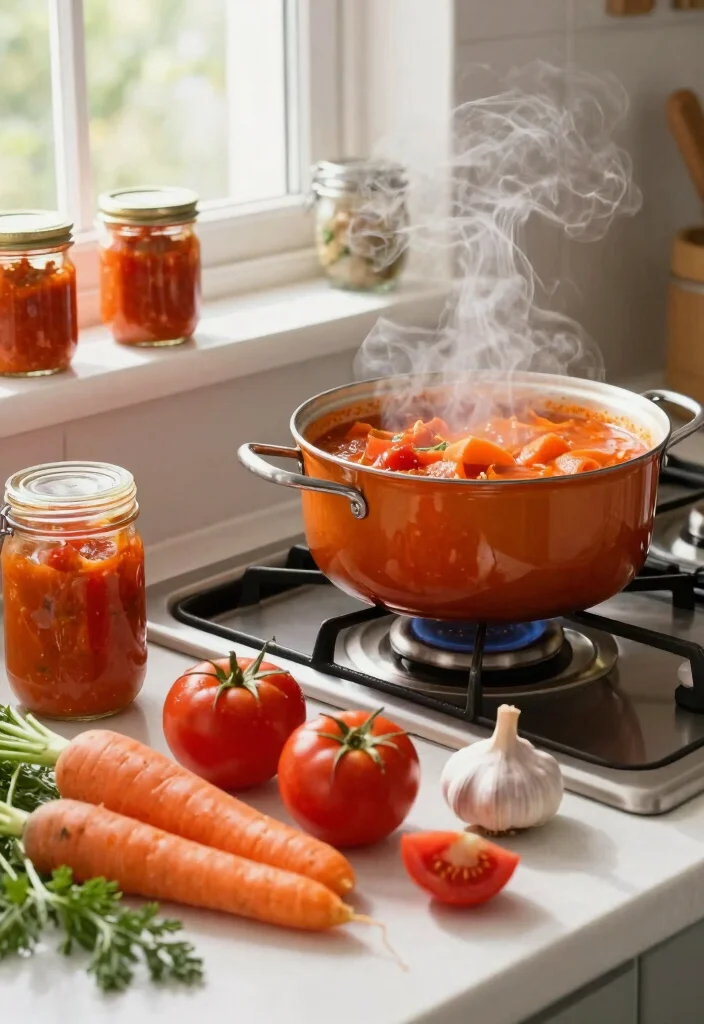 17 Canning Spaghetti Sauce Recipes Pantry Ready Favorites - 12. Carrot and Tomato Sauce 1