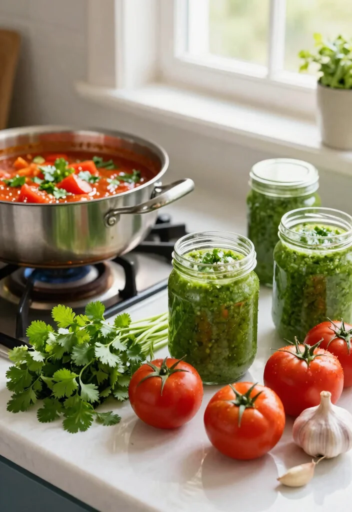 17 Canning Spaghetti Sauce Recipes Pantry Ready Favorites - 15. Tomato and Cilantro Sauce 1