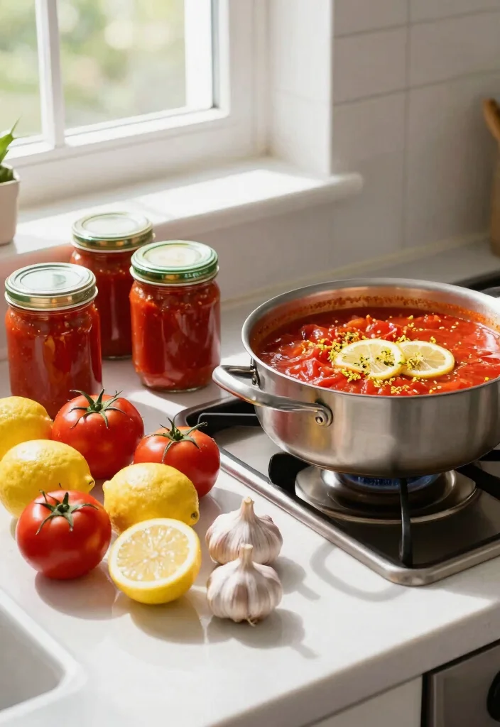 17 Canning Spaghetti Sauce Recipes Pantry Ready Favorites - 16. Tomato and Lemon Zest Sauce 1