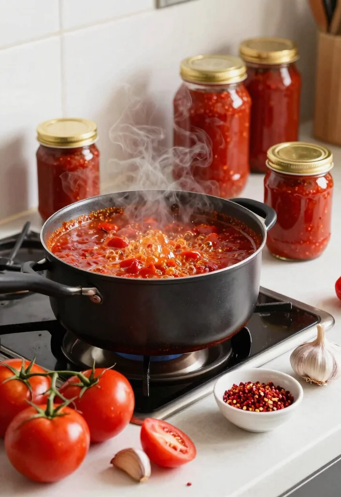 17 Canning Spaghetti Sauce Recipes Pantry Ready Favorites - 4. Spicy Arrabbiata Sauce 1