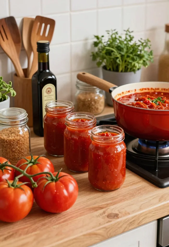 17 Canning Spaghetti Sauce Recipes Pantry Ready Favorites - 5. Sweet and Savory Tomato Sauce 1