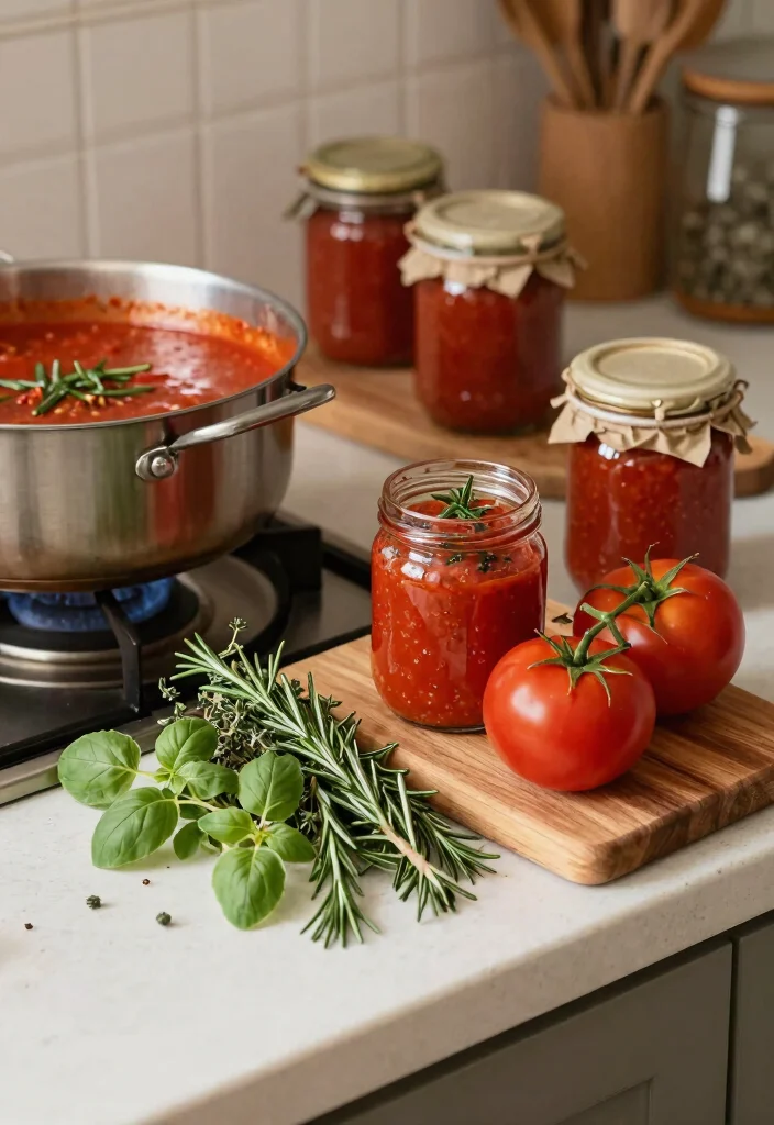 17 Canning Spaghetti Sauce Recipes Pantry Ready Favorites - 6. Herb-Infused Tomato Sauce 1