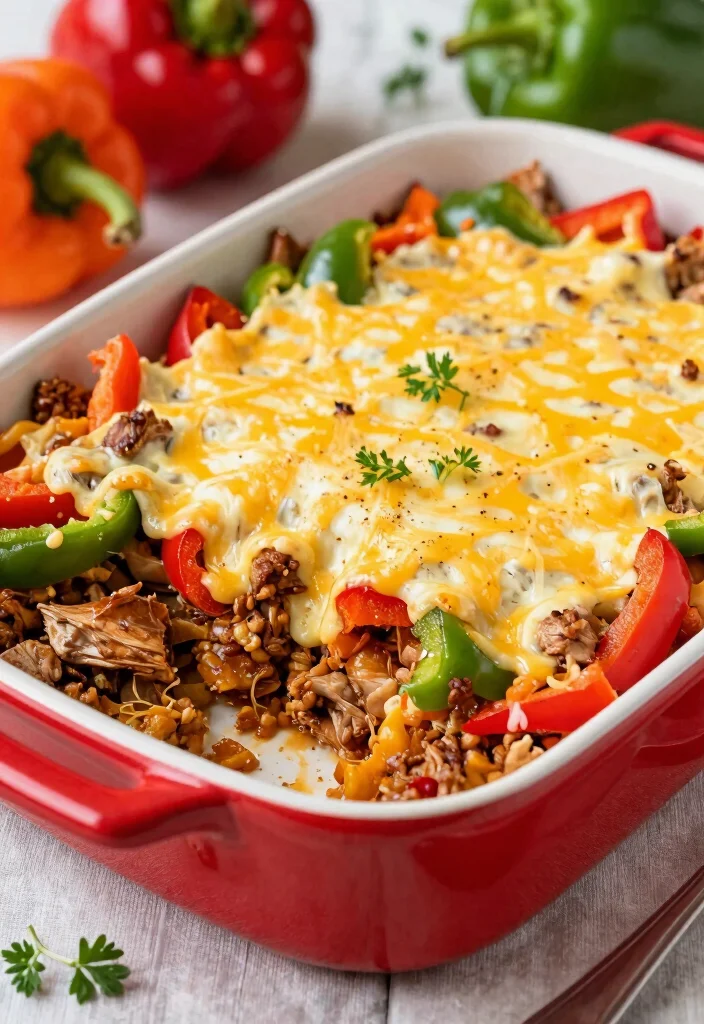 17 Ground Turkey Casserole Recipes for Cozy Family Comfort 12 17 Ground Turkey Casserole Recipes for Cozy Family Comfort - 11. Turkey and Peppers Casserole 1