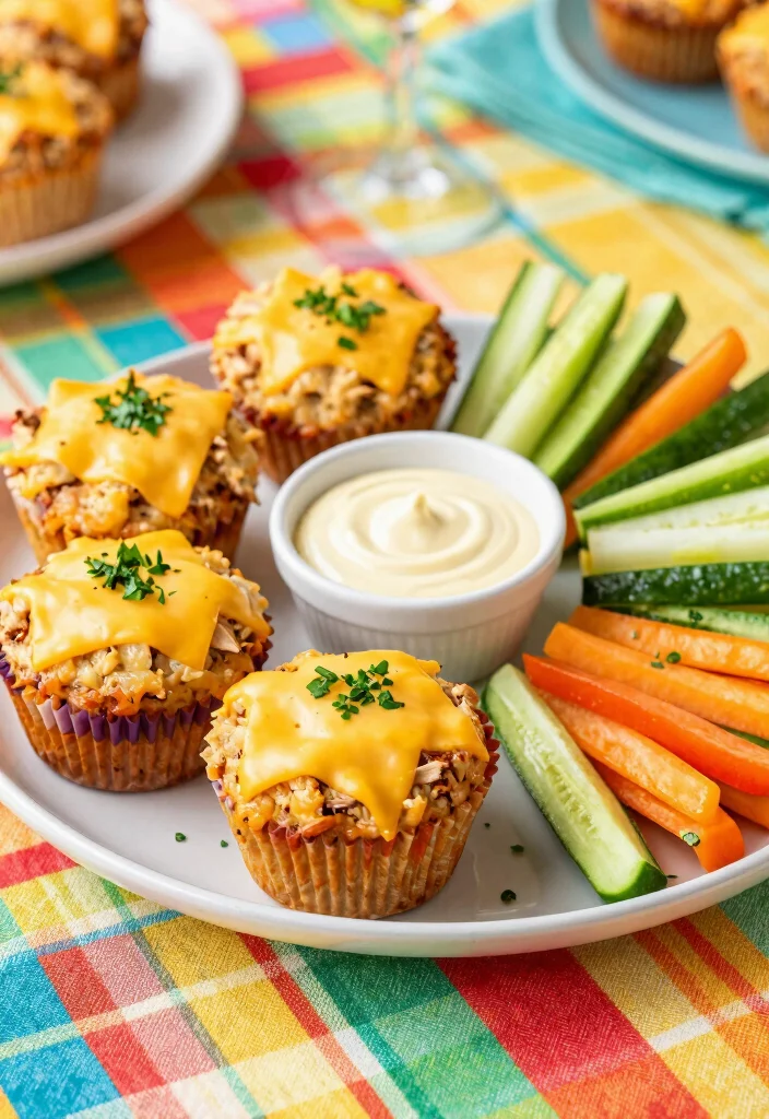 17 Ground Turkey Meatloaf Recipes: Moist Comfort Classics - 7. Cheesy Turkey Meatloaf Muffins 1