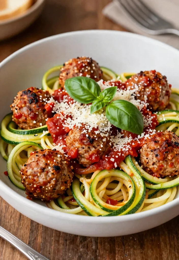 17 Ground Turkey Recipes Healthy: Simple Cooking for Busy Families - 5. Turkey Meatball Zucchini Noodles 1