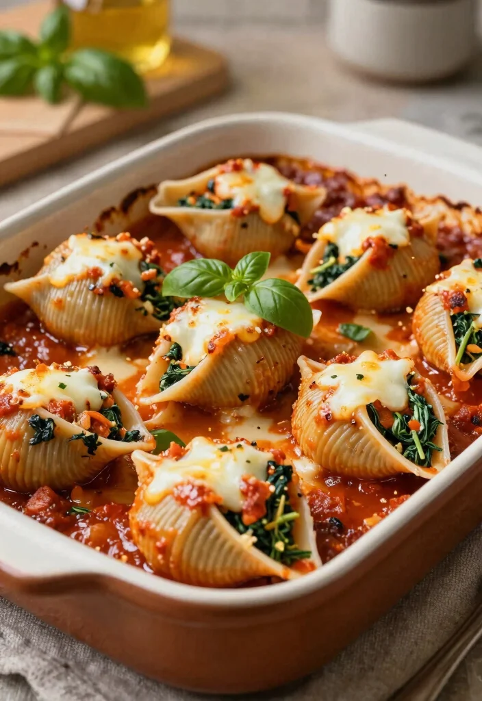 17 Ground Turkey Recipes Healthy: Simple Cooking for Busy Families - 7. Turkey and Spinach Stuffed Shells 1
