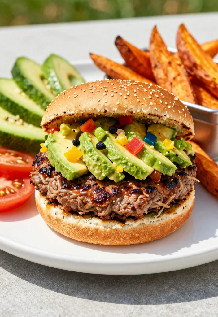 17 Ground Turkey Recipes Healthy: Simple Cooking for Busy Families - 9. Turkey Burgers with Avocado Salsa 1