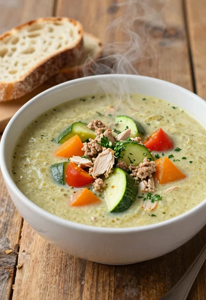 17 Ground Turkey and Zucchini Recipes: Light Nutritious Meals - 10. Turkey Zucchini Soup 1