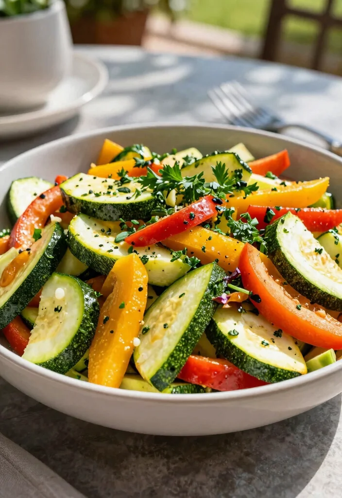 17 Ground Turkey and Zucchini Recipes: Light Nutritious Meals - 14. Turkey Zucchini Salad 1