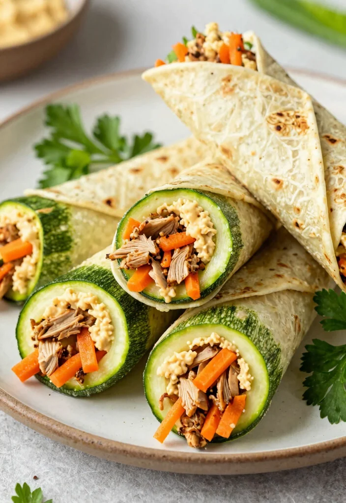 17 Ground Turkey and Zucchini Recipes: Light Nutritious Meals - 15. Turkey Zucchini Wraps 1