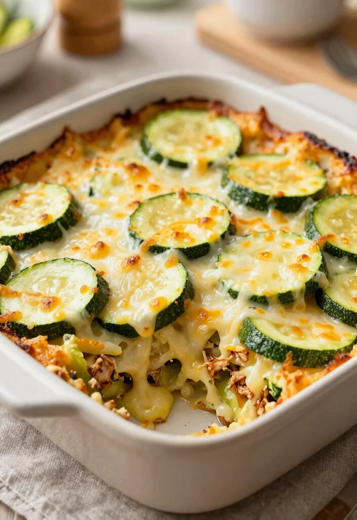 17 Ground Turkey and Zucchini Recipes: Light Nutritious Meals - 8. Cheesy Turkey Zucchini Casserole 1