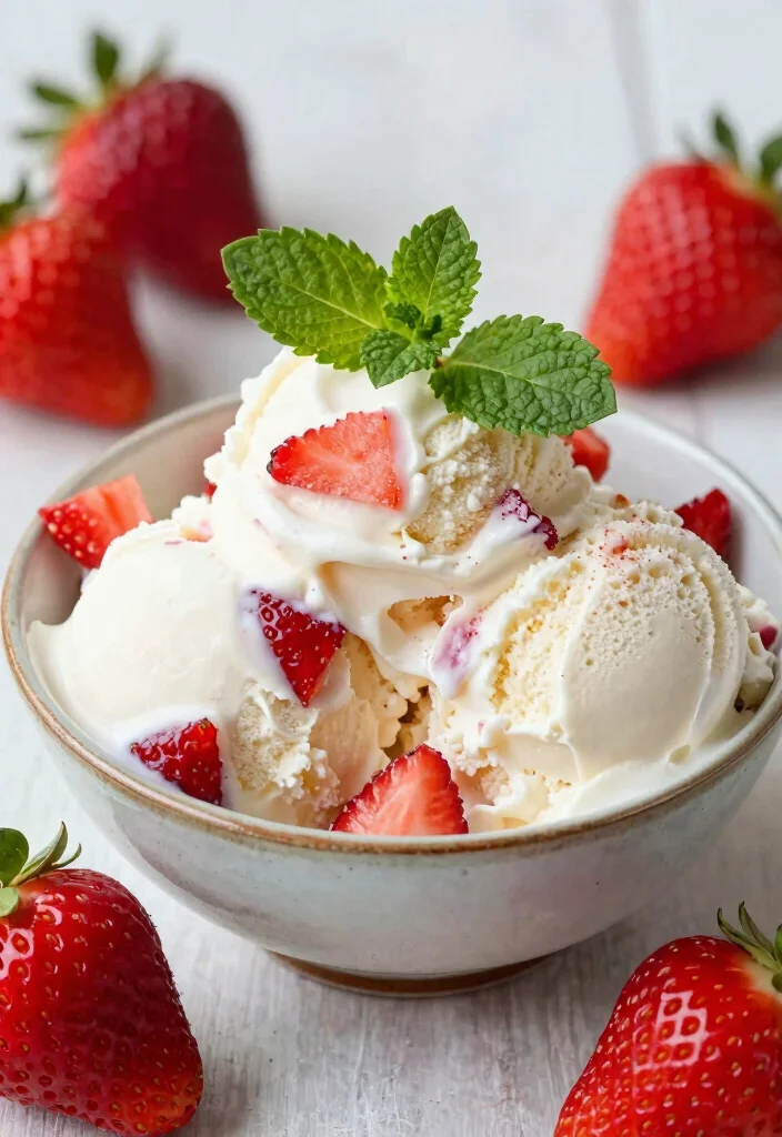 18 Condensed Milk Recipes Desserts: Sweet Creamy Classics 14 18 Condensed Milk Recipes Desserts: Sweet Creamy Classics - 13. Strawberry Condensed Milk Ice Cream 1