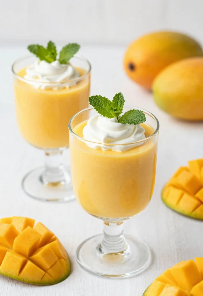 18 Condensed Milk Recipes Desserts: Sweet Creamy Classics 6 18 Condensed Milk Recipes Desserts: Sweet Creamy Classics - 5. No-Bake Mango Mousse 1