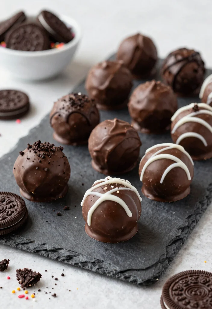 18 Condensed Milk Recipes Desserts: Sweet Creamy Classics 7 18 Condensed Milk Recipes Desserts: Sweet Creamy Classics - 6. No-Bake Oreo Truffles 1