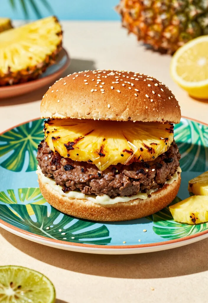 18 Ground Turkey Burger Recipes: Juicy, Lean, and Delicious - 11. Hawaiian Turkey Burgers 1