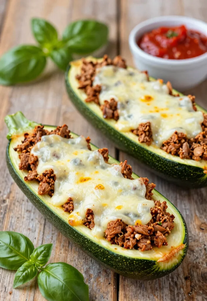 18 Ground Turkey Keto Recipes: Low Carb High Protein Delights - 1. Turkey Zucchini Boats 1