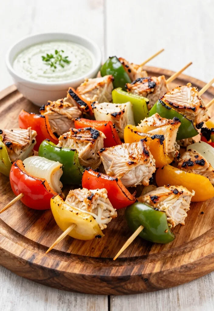 18 Ground Turkey Keto Recipes: Low Carb High Protein Delights - 12. Turkey Fajita Skewers 1