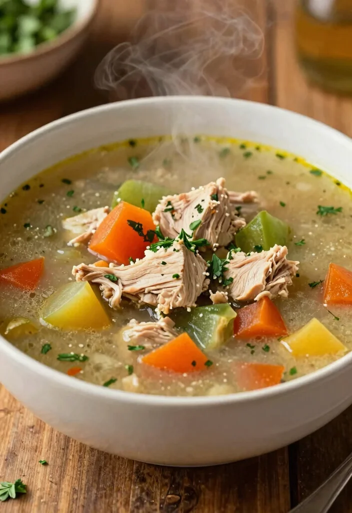 18 Ground Turkey Keto Recipes: Low Carb High Protein Delights - 16. Turkey and Vegetable Soup 1