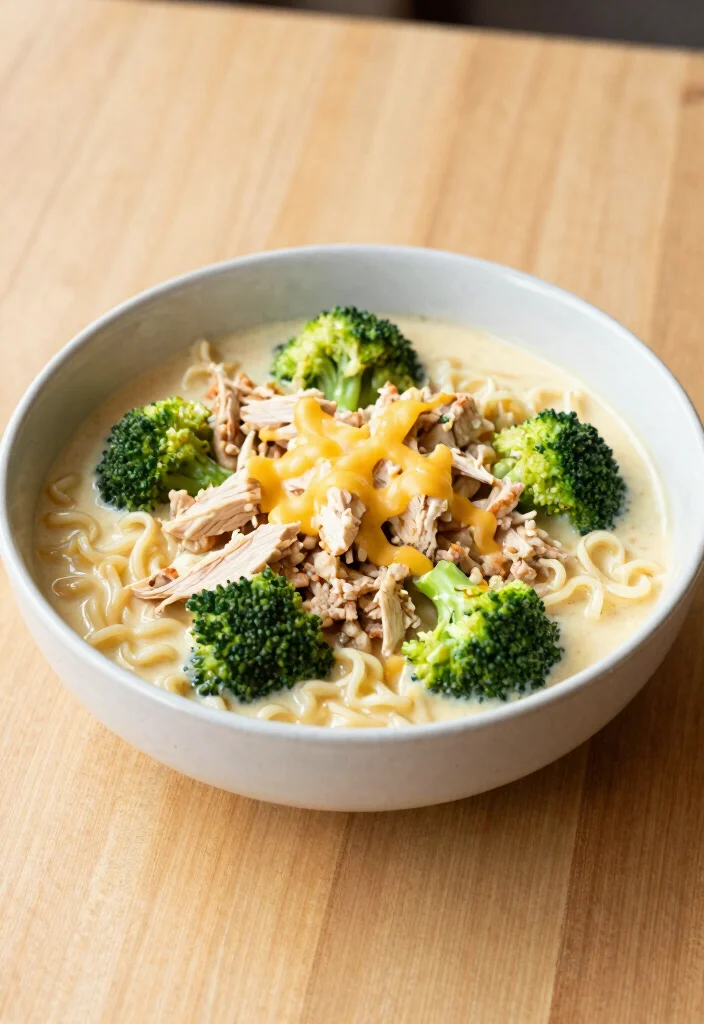 18 Ground Turkey Keto Recipes: Low Carb High Protein Delights - 17. Cheesy Turkey and Broccoli Ramen 1