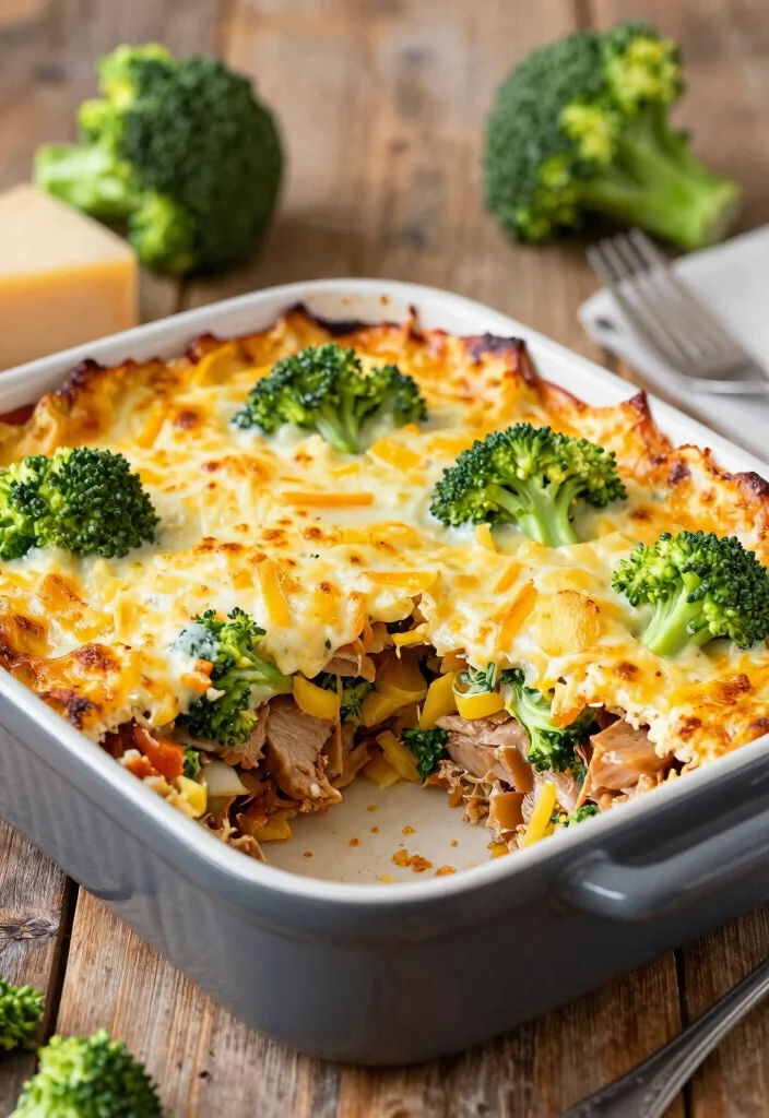 18 Ground Turkey Keto Recipes: Low Carb High Protein Delights - 6. Turkey and Broccoli Cheddar Bake 1