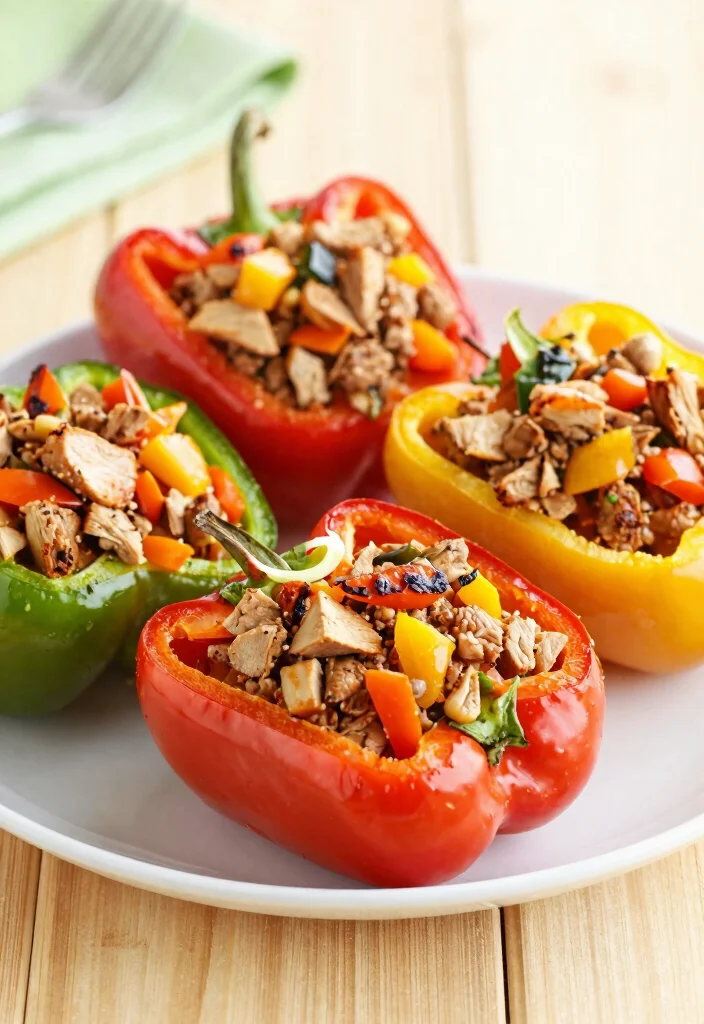 18 Ground Turkey Keto Recipes: Low Carb High Protein Delights - 7. Turkey Stuffed Peppers 1
