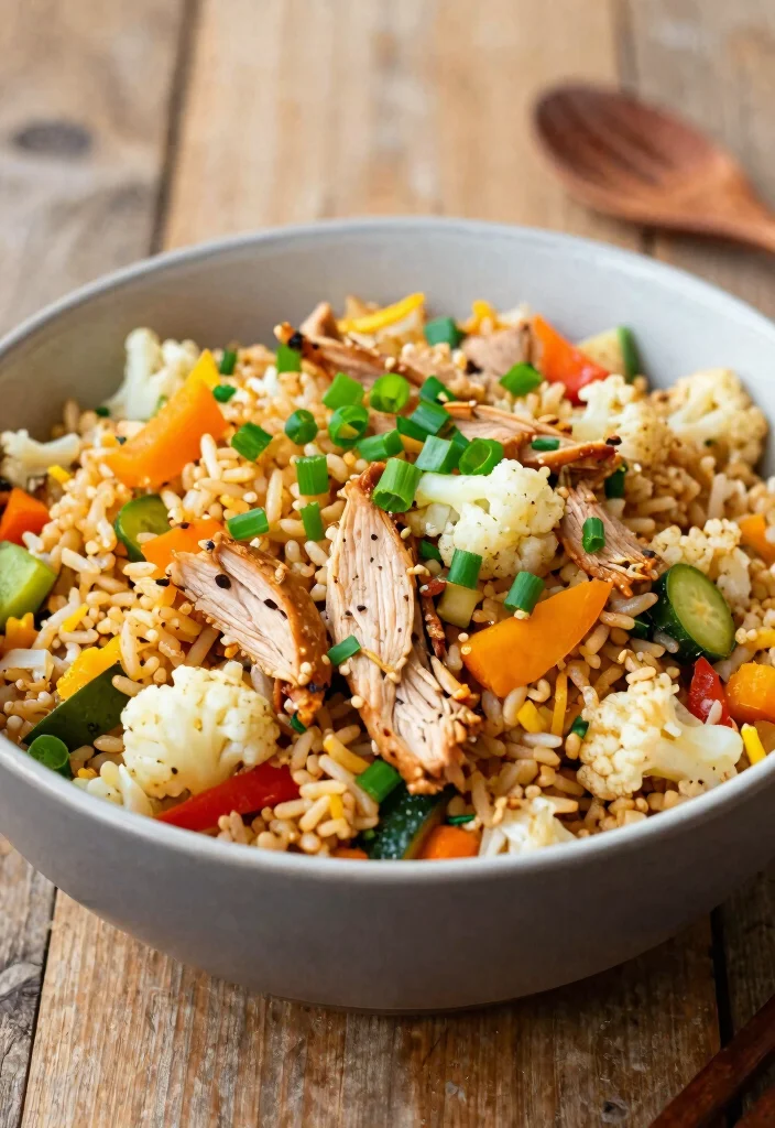 18 Ground Turkey Recipes for Dinner: Family-Friendly Meals - 14. Turkey and Cauliflower Fried Rice 1