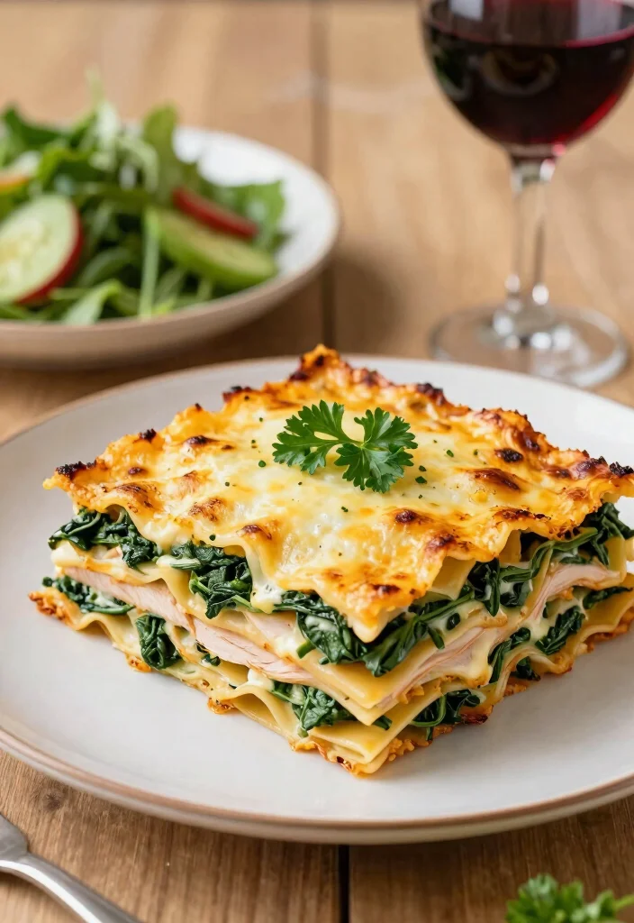18 Ground Turkey Recipes for Dinner: Family-Friendly Meals - 5. Turkey and Spinach Lasagna 1