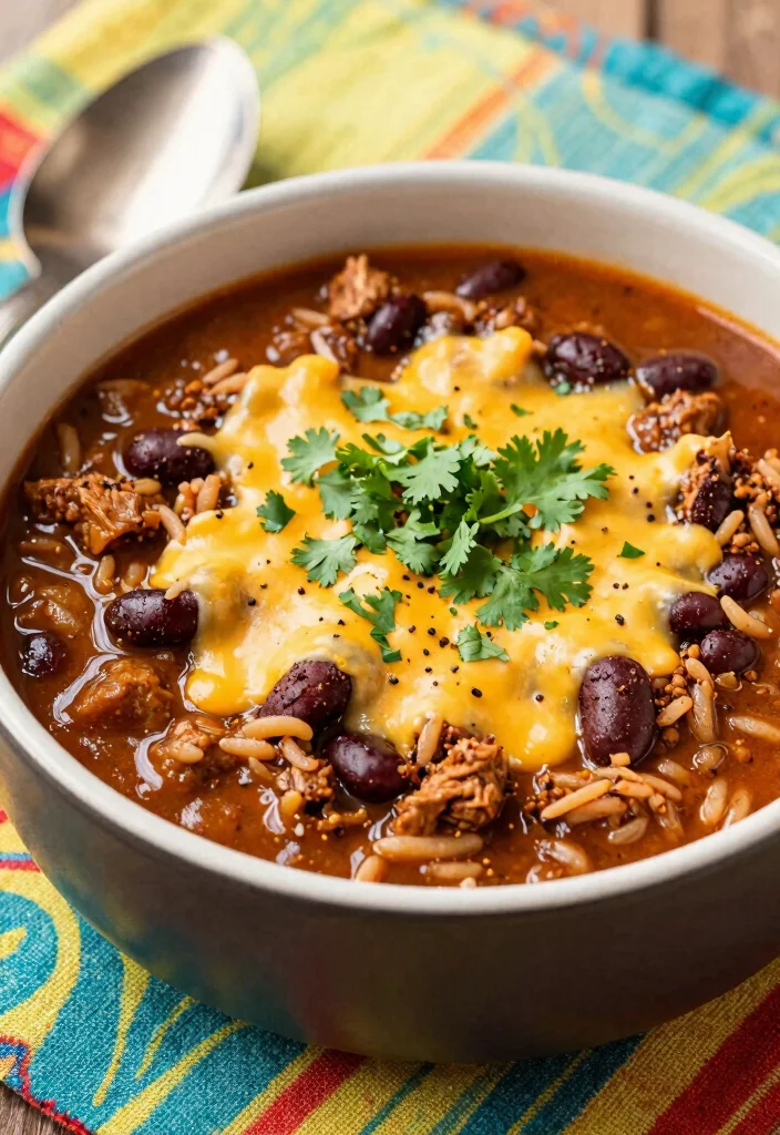 18 Ground Turkey and Rice Recipes: Simple Comfort Bowls - 15. Turkey and Rice Chili Bowl 1