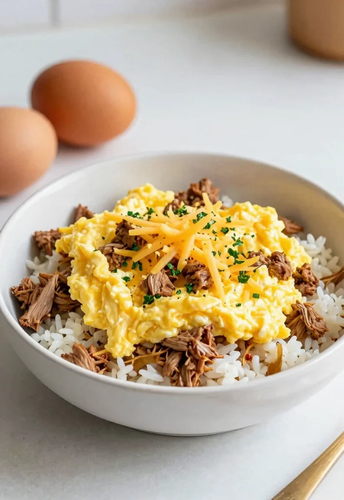 18 Ground Turkey and Rice Recipes: Simple Comfort Bowls - 17. Ground Turkey and Rice Egg Bowl 1
