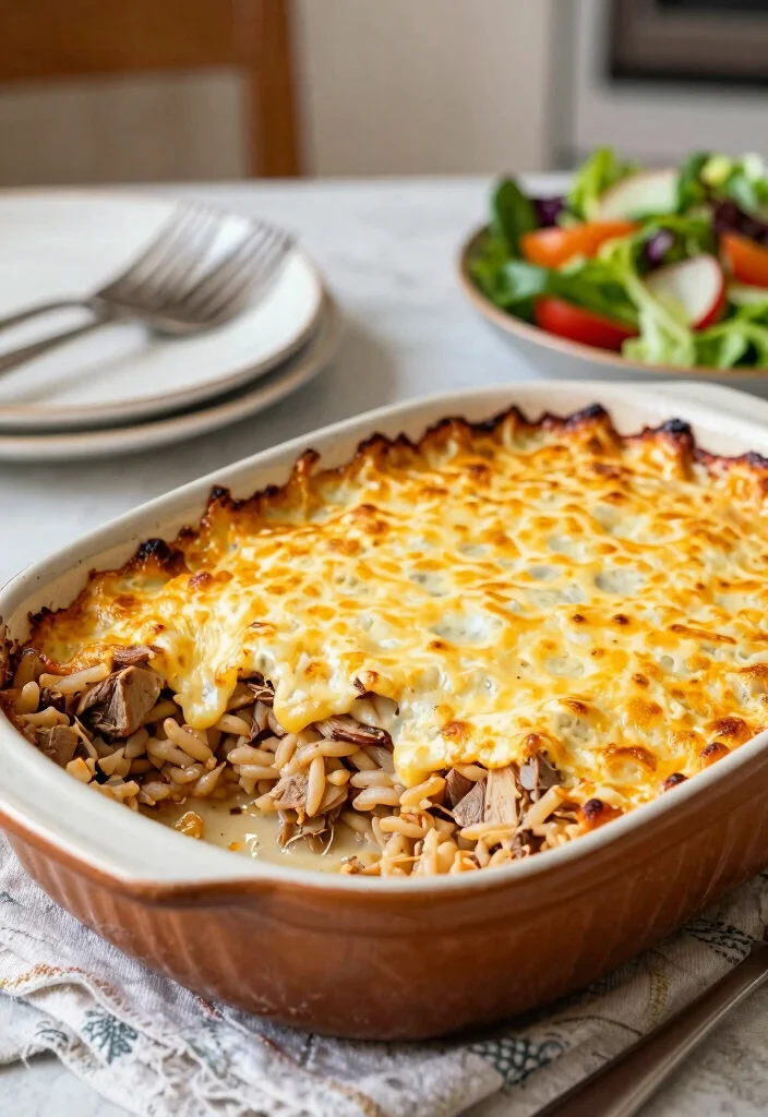 18 Ground Turkey and Rice Recipes: Simple Comfort Bowls - 7. Creamy Turkey and Rice Casserole 1