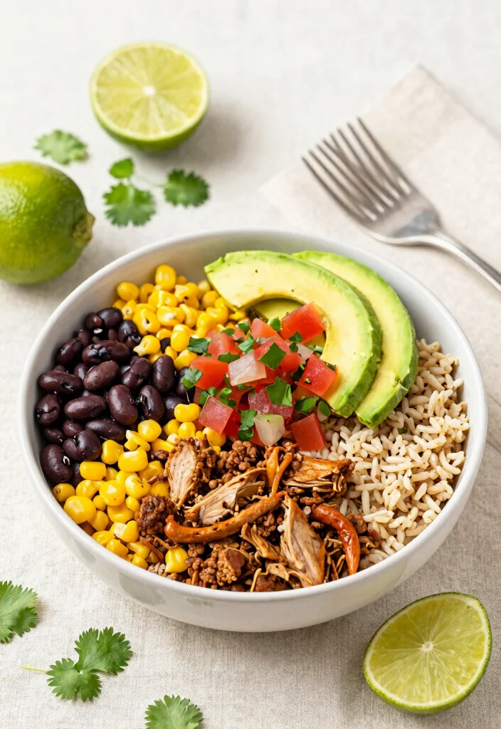 18 Ground Turkey and Rice Recipes: Simple Comfort Bowls - 8. Turkey and Brown Rice Burrito Bowl 1