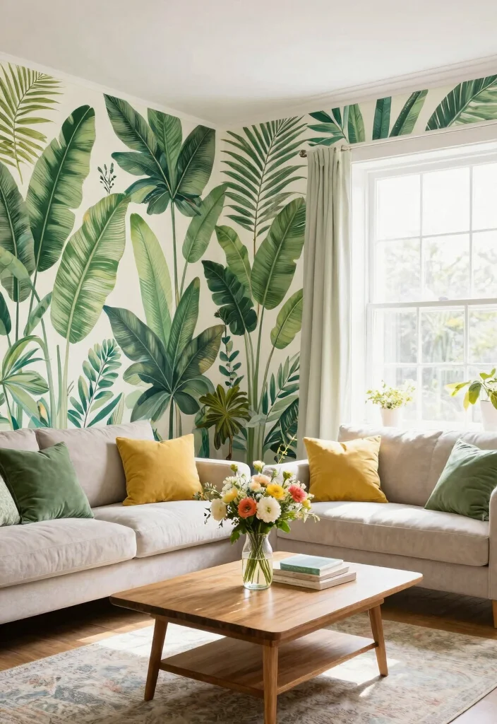 15 Customised Wallpaper for Wall Ideas That Transform Interiors - 4. Botanical Prints 1