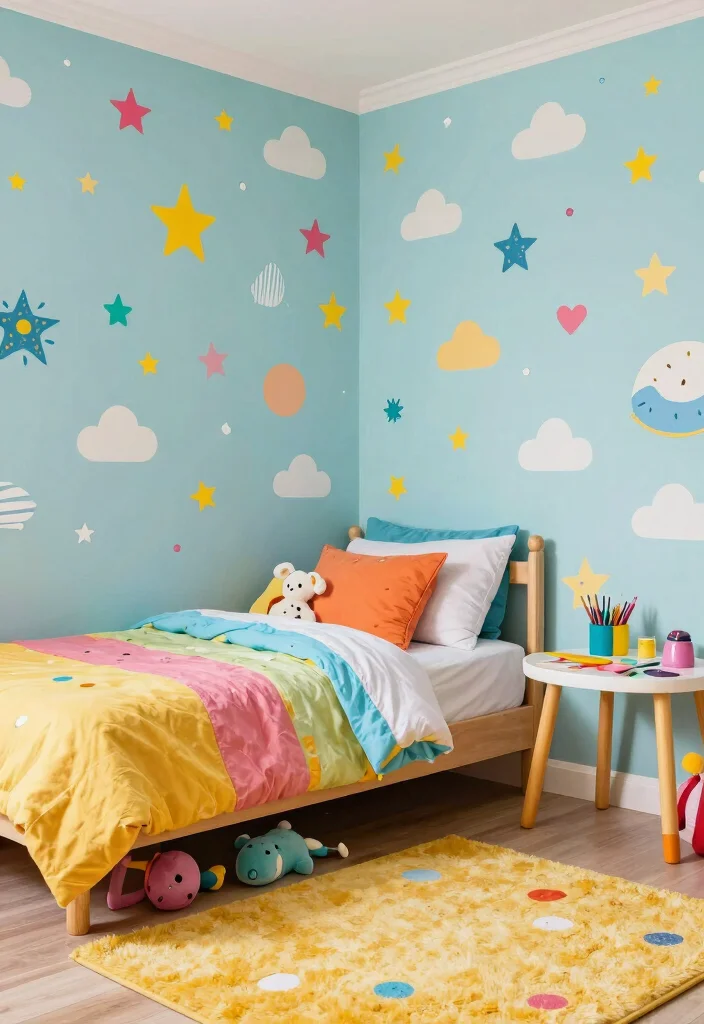 15 Customised Wallpaper for Wall Ideas That Transform Interiors - 7. Whimsical Designs for Playful Spaces 1