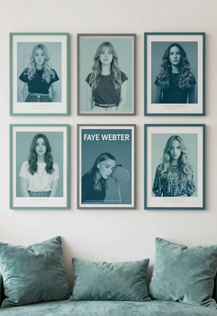 15 Faye Webster Poster 2026 Trending Ideas for an Indie Aesthetic Room - 10. Tonal Color Schemes with Faye Webster Posters 1