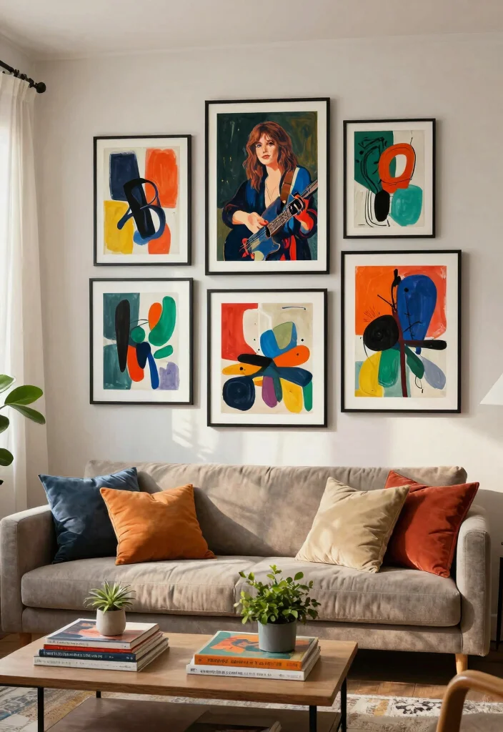 15 Faye Webster Poster 2026 Trending Ideas for an Indie Aesthetic Room - 3. Abstract Art Prints Inspired by Faye's Music 1