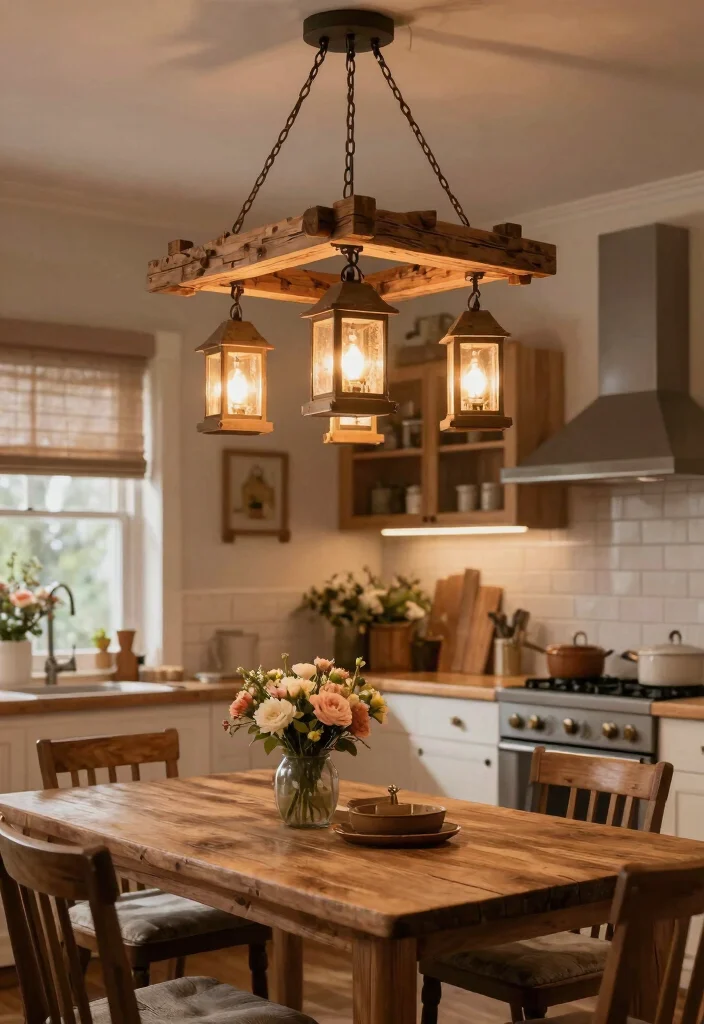 15 Minecraft Chandelier Design Ideas for Creative Builds 6 15 Minecraft Chandelier Design Ideas for Creative Builds - 5. Rustic Farmhouse Chandelier 1