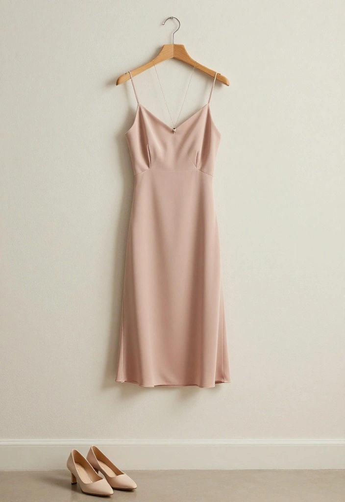 15 Poster Girl Dress Outfit Ideas With Trendy Chic Style - 14. Slip Dress for a Minimalist Look 1