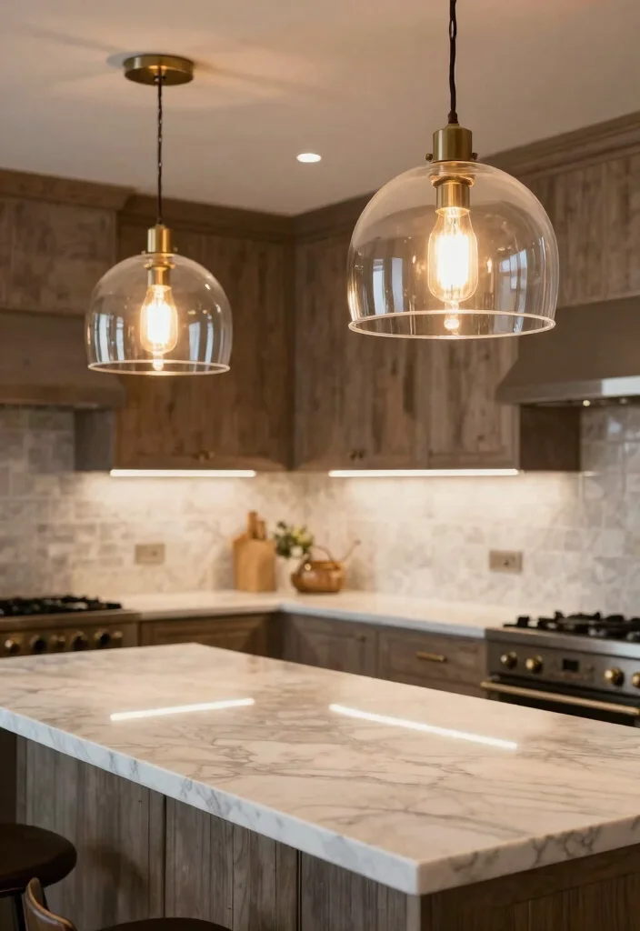 15 Rustic Pendant Light Ideas With Warm Farmhouse Glow 13 15 Rustic Pendant Light Ideas With Warm Farmhouse Glow - 12. Glass Dome Pendant Lights 1