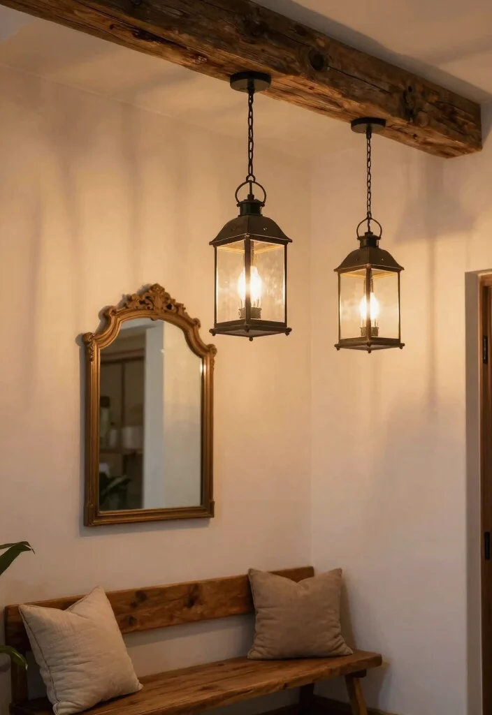 15 Rustic Pendant Light Ideas With Warm Farmhouse Glow 5 15 Rustic Pendant Light Ideas With Warm Farmhouse Glow - 4. Lantern-Style Pendant Lights 1