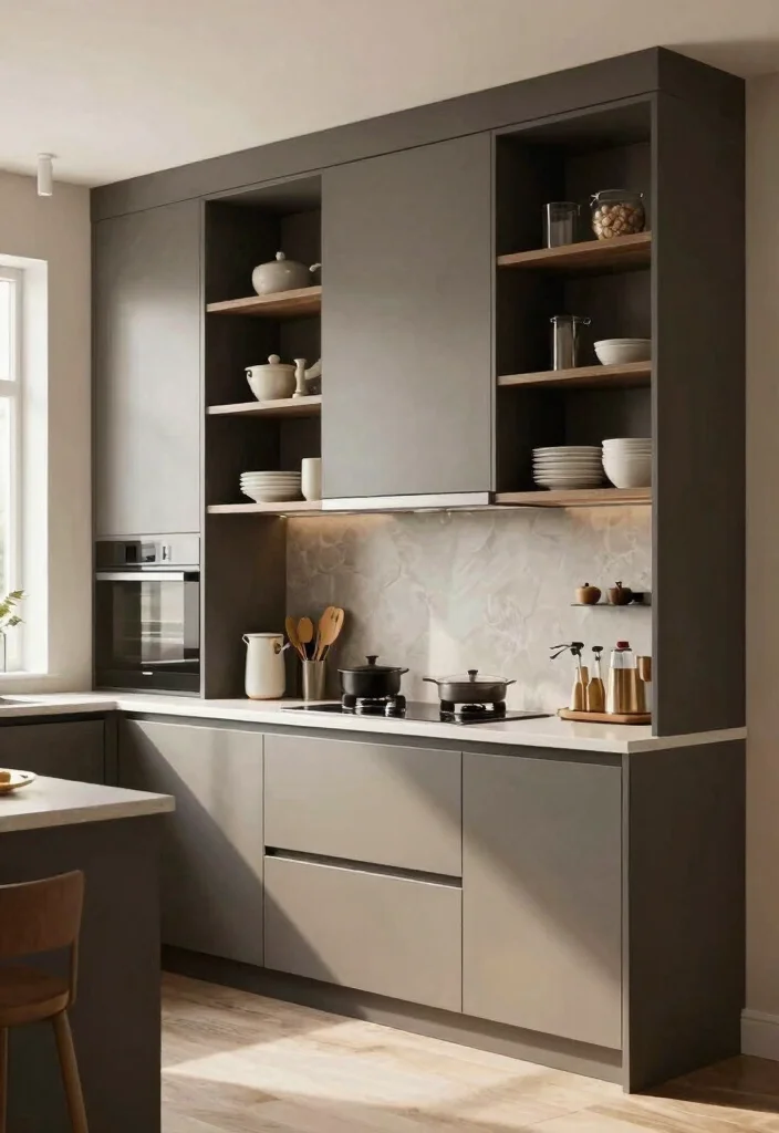 16 Small Crockery Unit Design Ideas With Smart Storage - 15. Custom Built-Ins 1