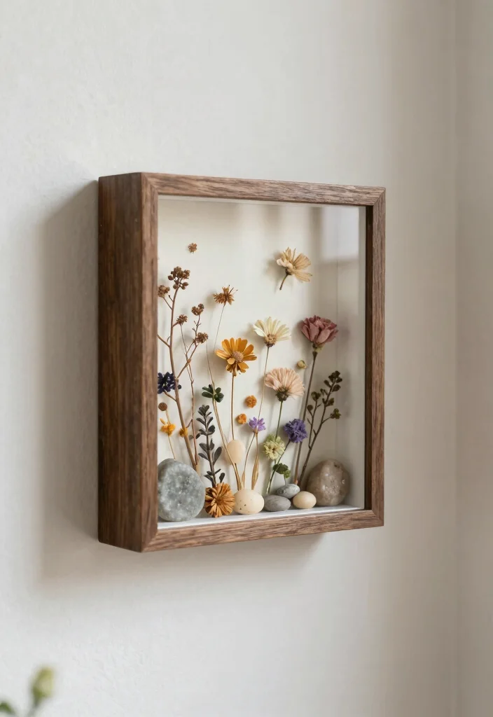 16 Spring Wall Art Ideas With Fresh Seasonal Charm 13 16 Spring Wall Art Ideas With Fresh Seasonal Charm - 12. Seasonal Shadow Boxes 1